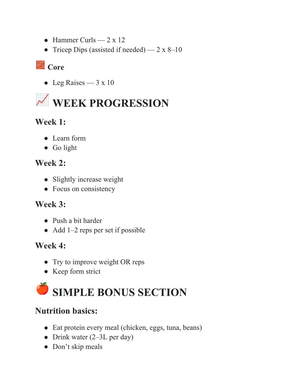 4-Week Beginner Gym Blueprint
